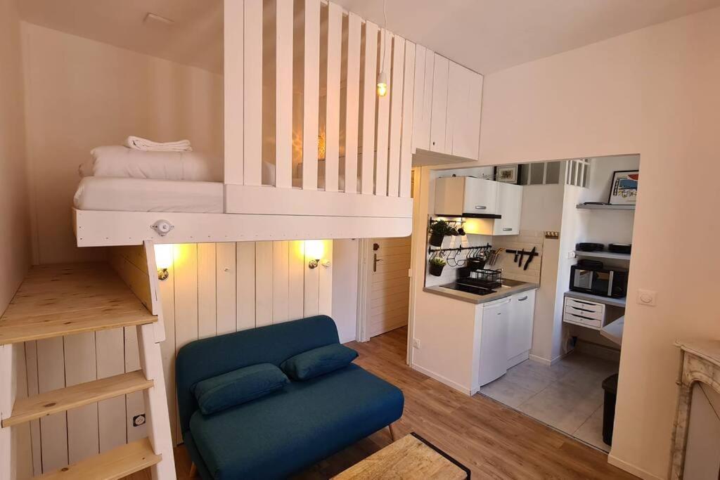 Beau Studio A 30M De La Plage / Beautiful Studio 30M From The Beach 滨海图维列 外观 照片