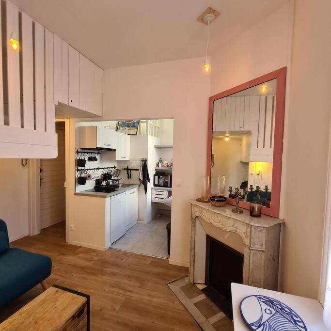 Beau Studio A 30M De La Plage / Beautiful Studio 30M From The Beach 滨海图维列 外观 照片